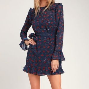 Fifth Label floral long sleeve dress